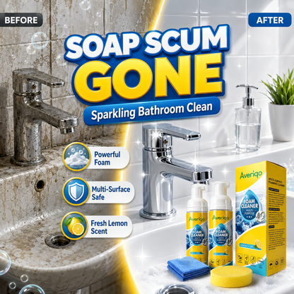 🧴4-in-1 Multi-Enzyme Foam Cleaner – Deep Clean Car, Kitchen, Bathroom & Sofa
