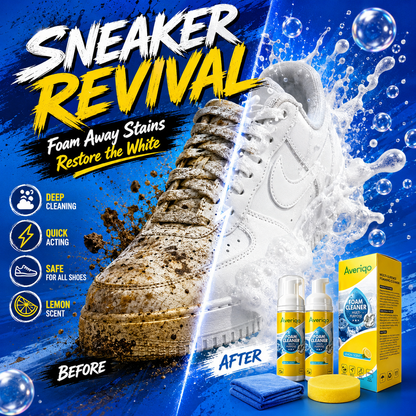 🧴4-in-1 Multi-Enzyme Foam Cleaner – Deep Clean Car, Kitchen, Bathroom & Sofa
